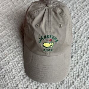 2009 Masters Golf Strapback Hat Augusta National Adjustable Cap American Needle